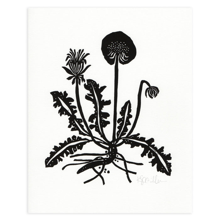 Botanical 052, Linocut