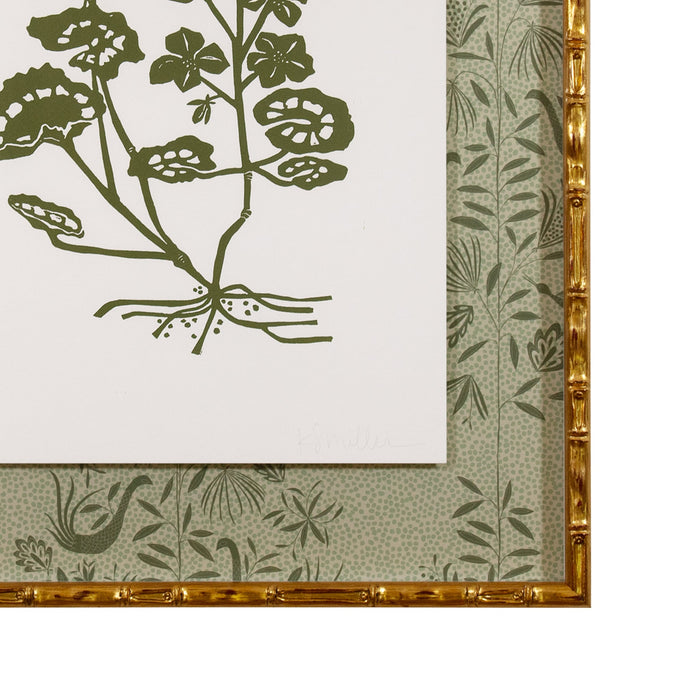 Botanical 053, Linocut {Green}