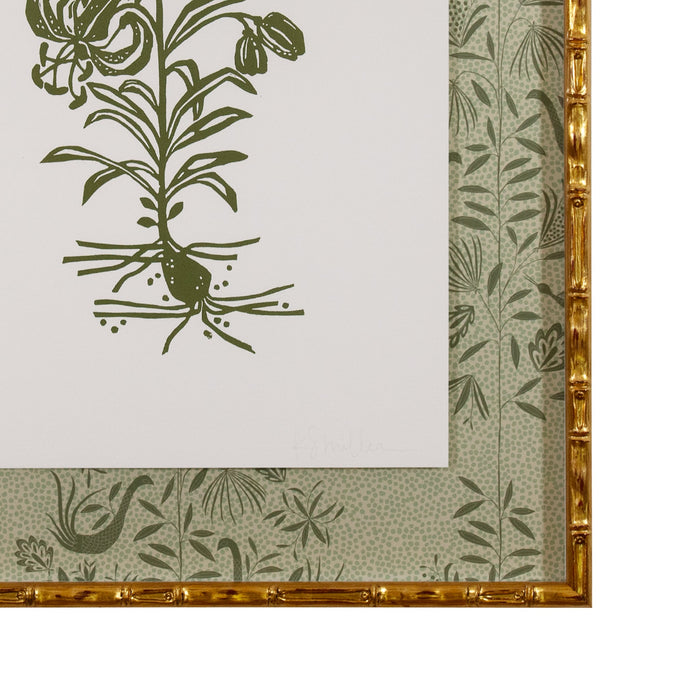 Botanical 054, Linocut {Green}