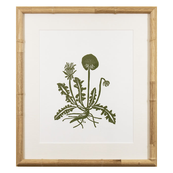 Botanical 064, Linocut {Green}