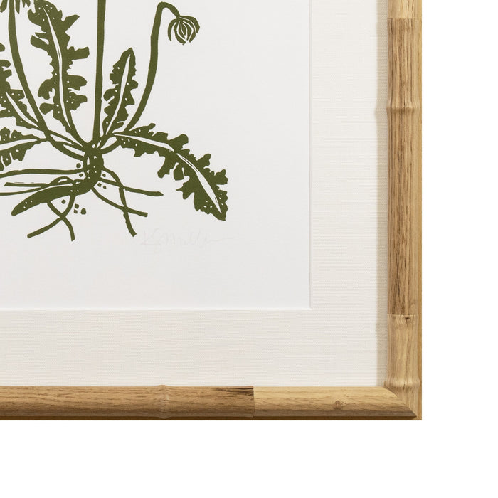 Botanical 064, Linocut {Green}