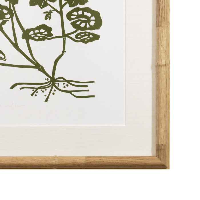 Katherine Stratton Botanical 065, Linocut {Green}– Katherine Stratton Miller