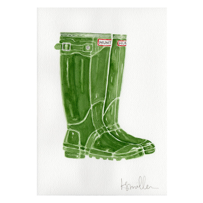 Hunter Boots, Green 02