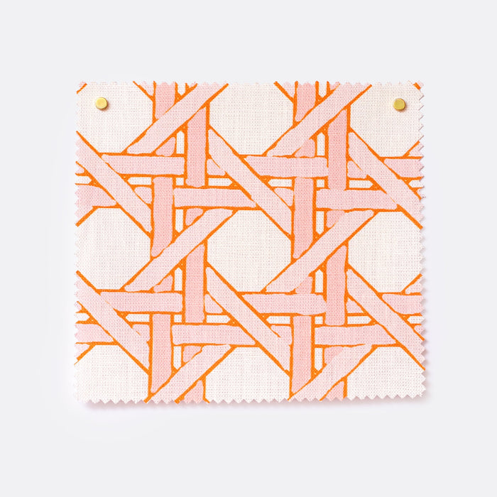 Katherine Stratton Grand Caning, Pink Sunshine - Fabric– Katherine Stratton Miller