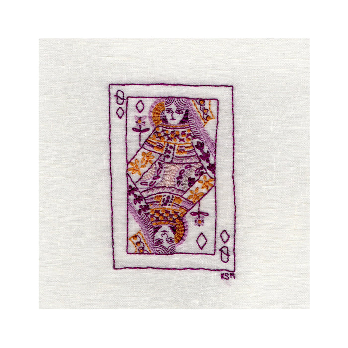 Queen of Diamonds 02, Embroidery