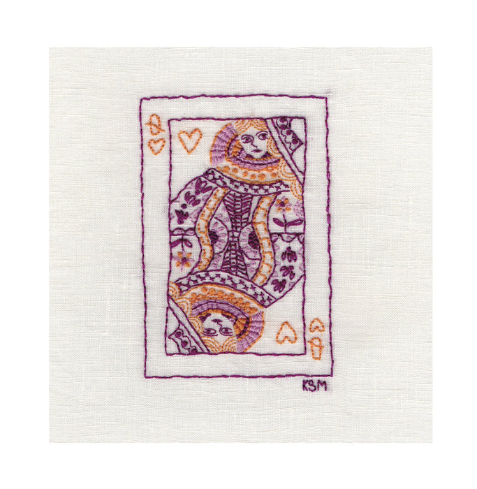 Queen of Hearts 02, Embroidery