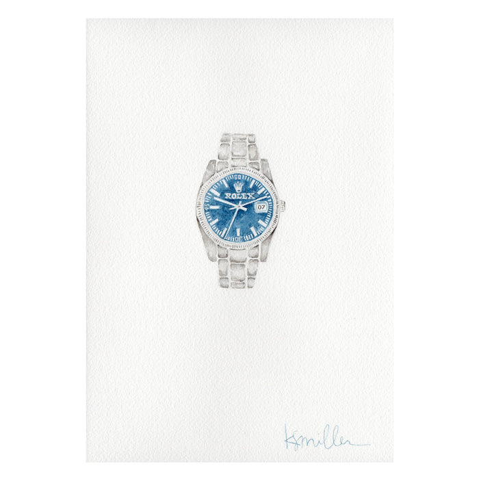 Rolex Datejust, Blue