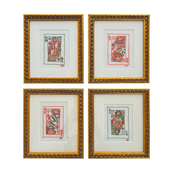 Katherine Stratton Queen of Clubs, Embroidery– Katherine Stratton Miller
