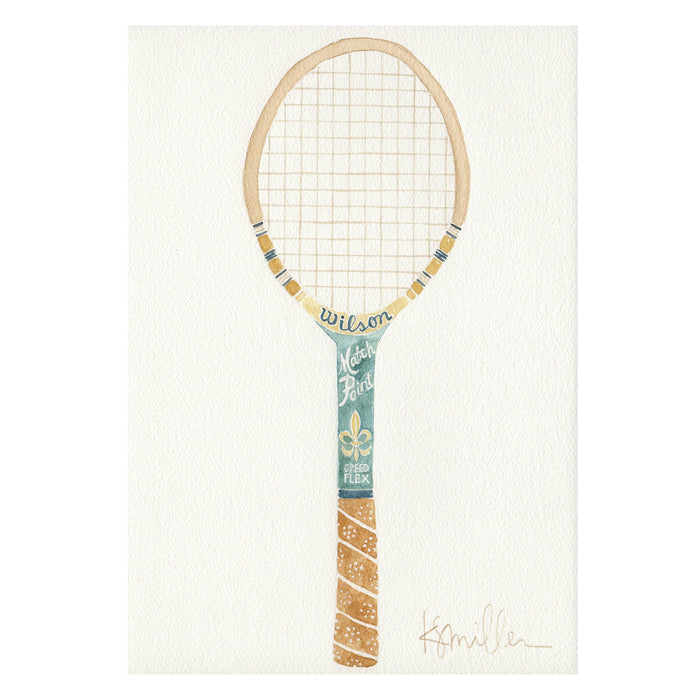 Katherine Stratton Tennis Racquet, 035– Katherine Stratton Miller