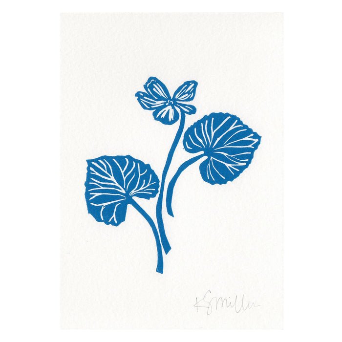 Violet, Linocut