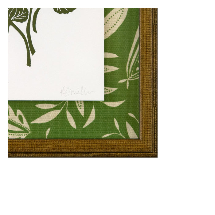 Violet, Linocut {Green}