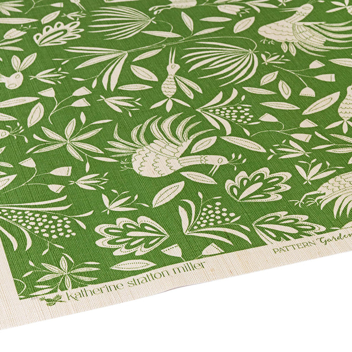 Detail of Garden Grasscloth Wallpaper in Valley