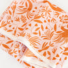 Detail of Garden Linen Fabric in Pink Sunshine