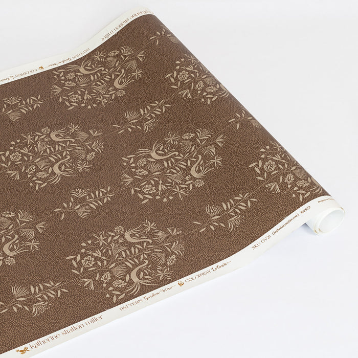 Garden Vine Wallpaper in LeConte by Katherine Stratton Miller