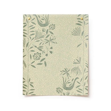 Garden Vine Wallpaper in Sage sample