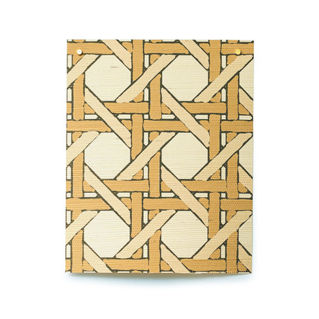 Grand Caning Grasscloth Wallpaper in Loafer sample