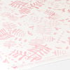 Detail of Italian Leaf Wallpaper in Powder Pink