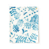 Italian Leaf Wallpaper in Prussian Blue sample