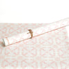 Morning Glory Wallpaper in Pink Sunshine and coordinating fabric