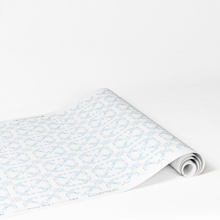 Morning Glory Wallpaper in Oxford by Katherine Stratton Miller