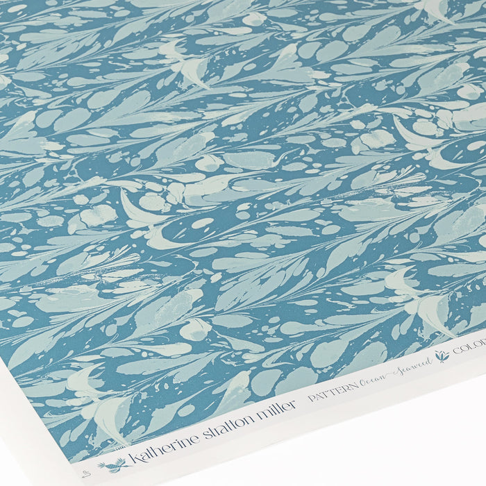 Detail of Ocean Seaweed Wallpaper in Oxford